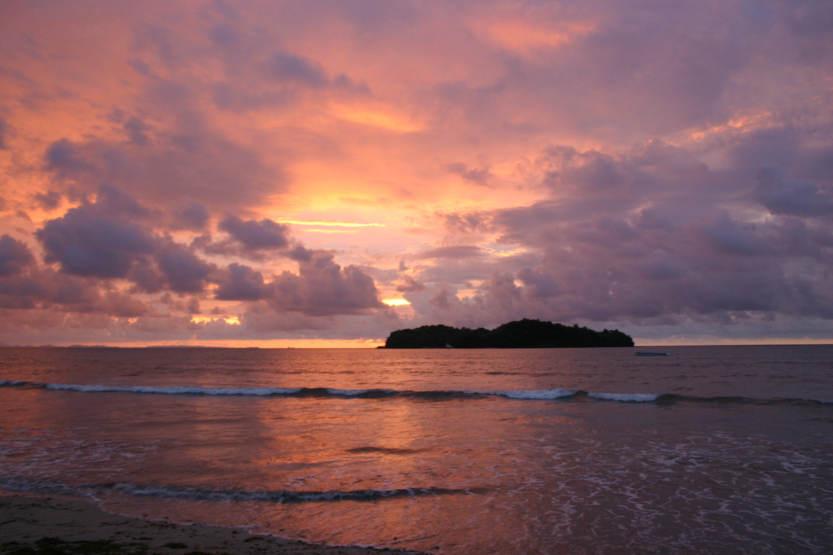 Photo of sunset in Madagascar courtesy of the author.