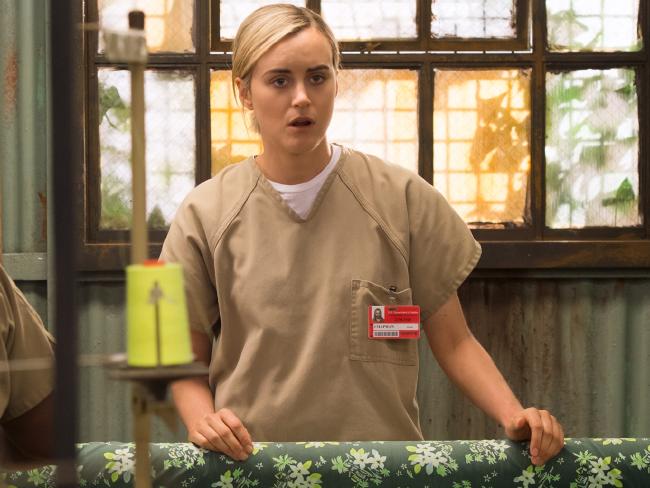 Piper Chapman stares off into space. Image: Netflix.