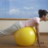 Dust off that exercise ball you bought during your pregnancy.