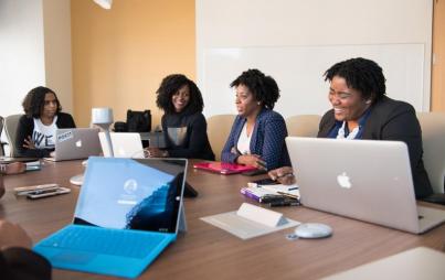 Black women led all women in the nation in the number of business startups and in revenue growth. Image: WOCinTech Chat.