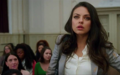 "Bad Moms is adorably predictable: Mila Kunis plays Amy Mitchell, a stereotypical do-it-all mom who bows and scrapes to Christina Applegate, who kills it as Gwendolyn, the Head Bitch in Charge of the PTA." Image: Youtube