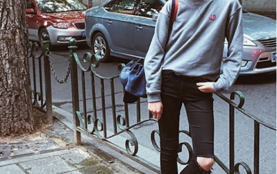 Wear a sweatshirt that says "I meant to put this on" (Image Credit: Instagram, McQ)