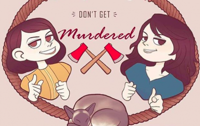 Image via Instagram @myfavoritemurder. (artwork by @ydartistry) 