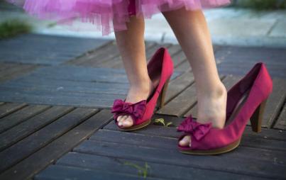 And my youngest daughter likes sparkly shoes. She likes pretty things. Image: Thinkstock.