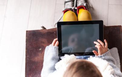 I am surprisingly unstressed about the amount of screen time our 1 year old is getting. Image: Thinkstock.