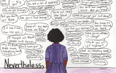 Raven Matthews worked to overcome multiple obstacles, her life an embodiment of "Nevertheless, she persisted." (Image Credit: Courtney Privett)