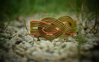Infinity Bangle by Spring Grass Jewelry 