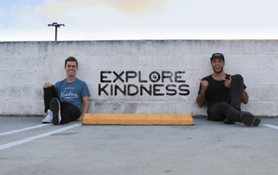 Dalton Lamert and Alex Radelich have been spreading kindness across the U.S. since 2012. (Photo Credit: @ExploreKindness Facebook)