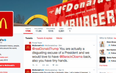 Look at this: they managed PIN that hacked McDonald's tweet! 