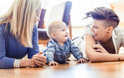 When subtle homophobia meets the three of us out in public, it looks back and forth from face to face and eventually just asks, “So, whose kid?” Image: Thinkstock.
