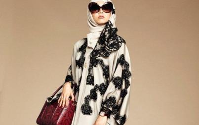 From the Dolce & Gabbana hijab and abaya collection