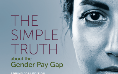 Bias against women employees accounts for as high as 40 percent of the pay gap. Image: AAUW/The Simple Truth about the Gender Pay Gap .pdf.