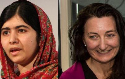 Malala Yousafzai and May-Britt Moser