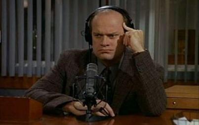 Unlike Dr. B, Dr. Frasier Crane is listening. Image: Wikipedia