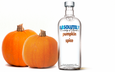  Cozy on up to a bottle of pumpkin spice vodka and let all your fall fantasies come true.