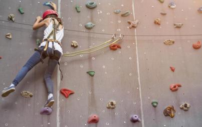 We could go to the gym and achieve huge physical feats together as we started climbing the rock walls.