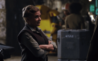 General Leia Organa. Image Still from Star Wars Episode VII: The Force Awakens