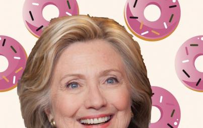 ALL HAIL THE DONUT QUEEN (JK, this is a republic: THE DONUT PRESIDENTIAL HOPEFUL)