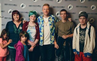 The author meets Macklemore.