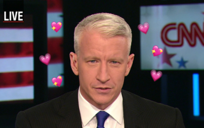 Anderson Cooper is here for the truth, the whole truth, and nothing but the truth — and I am here for Anderson Cooper.