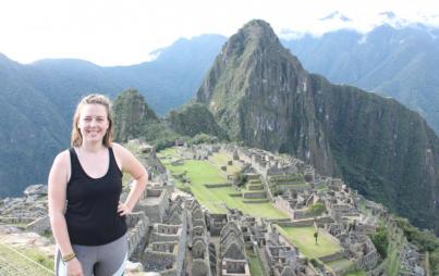 Caroline Eubanks Hiking Machu Pichu