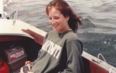 The author in 1991 at age 18.