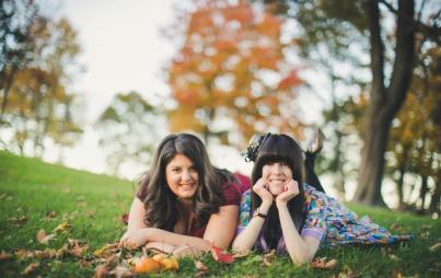 When Macey and I planned our engagement photos, I knew I wanted my sparkly, bright lavender cane to be in them. (photo by Ginny Cummings Photography)